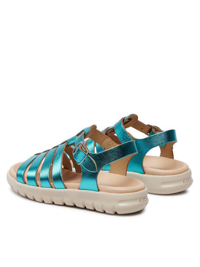 Geox Szandál Geox J Sandal Soleima Gir J35GSB 000CF C3035 M Zöld