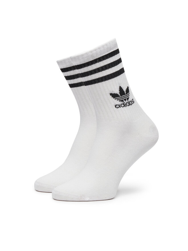 adidas Zestaw 3 par wysokich skarpet unisex adidas IJ0733 Biały
