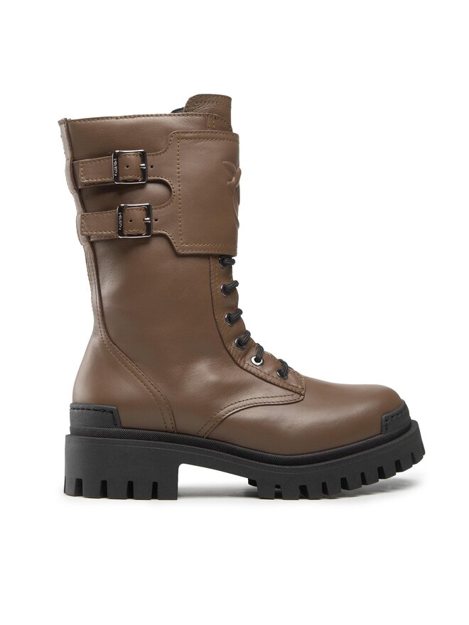 PINKO Schnürstiefeletten Pinko Cumino Boot 1H2135 A072 Braun
