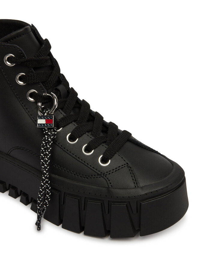 Tommy Jeans Sneakers Tommy Jeans Tjw Platform Sneaker Leather Mc EN0EN03133 Schwarz