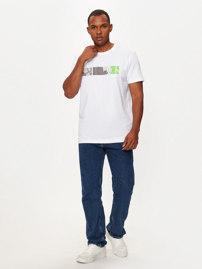 Calvin Klein Jeans Calvin Klein Jeans Футболка City Block J30J326865 Білий Regular Fit