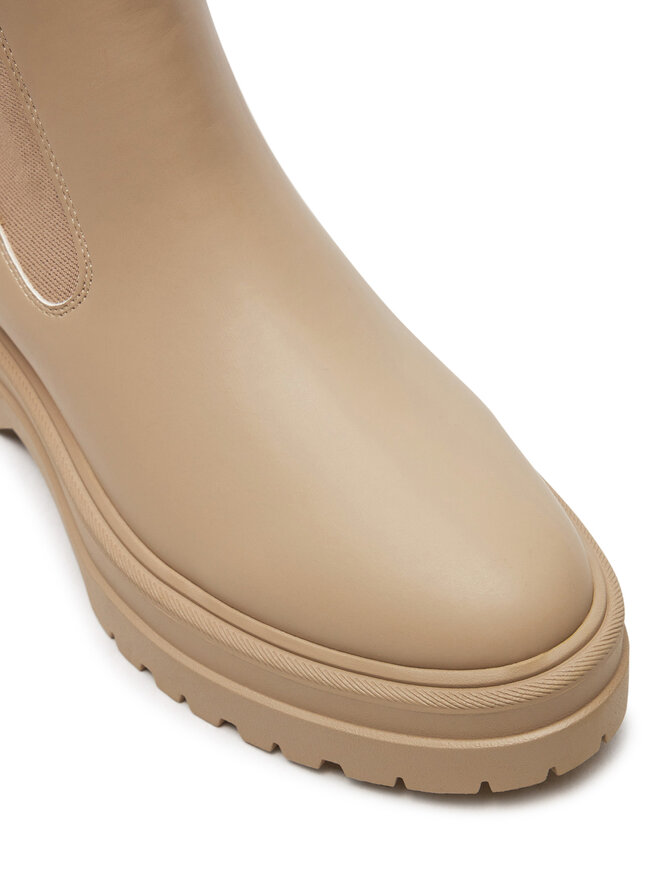 Tommy Hilfiger Klassische Stiefeletten Tommy Hilfiger Chelsea FW0FW08162 Beige