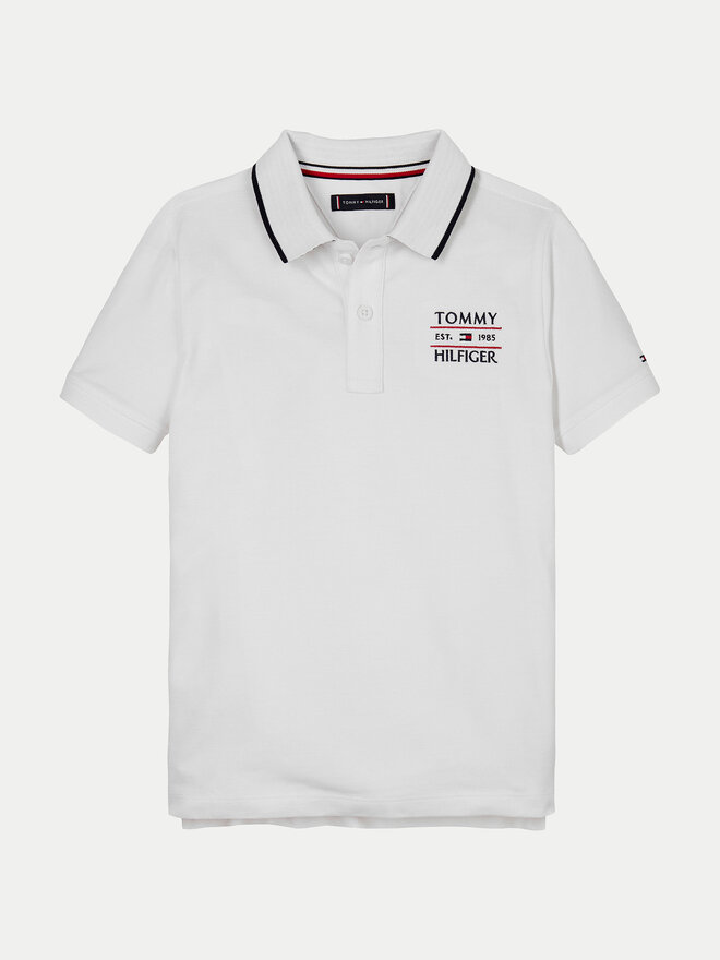 Tommy Hilfiger Tommy Hilfiger Poloshirt KB0KB09524 D Weiß Regular Fit
