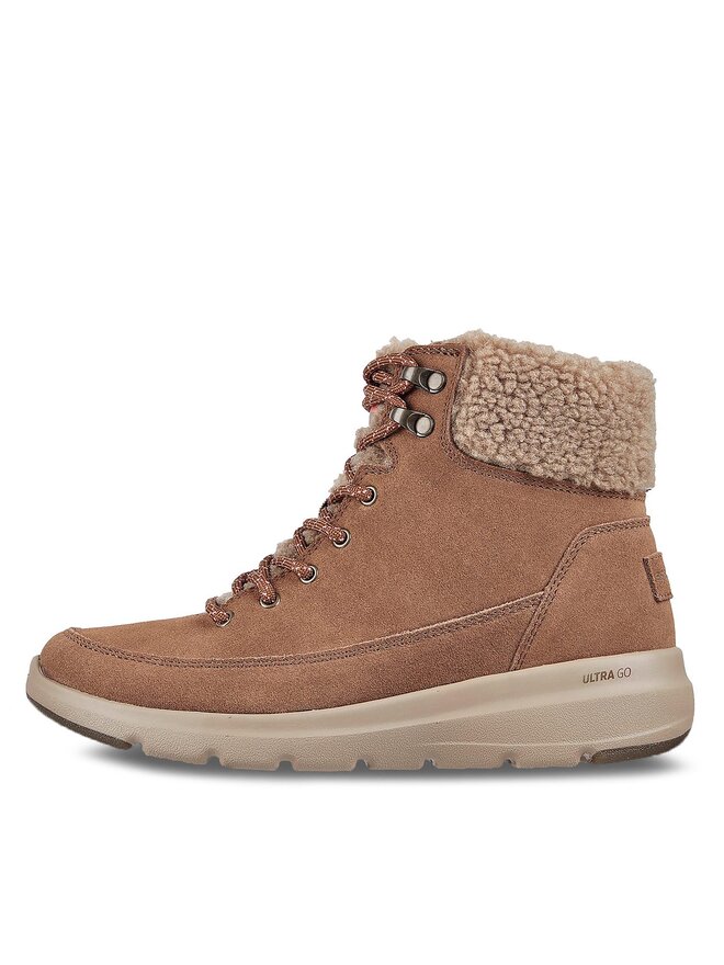 Skechers Členková obuv Skechers Glacial Ultra Woodlands 16677/BRN Hnedá