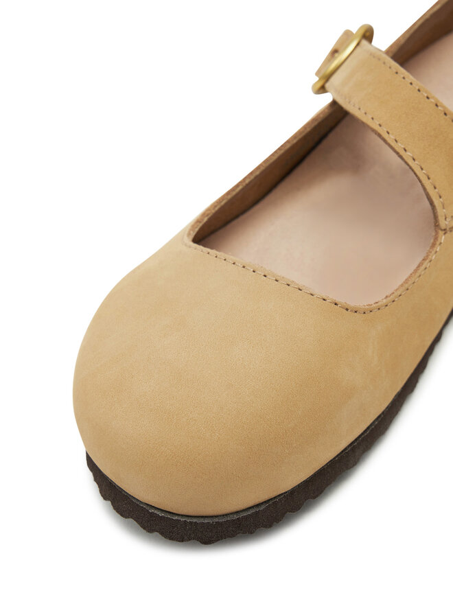 Birkenstock Baleriny Birkenstock Tracy 1029776 Beżowy