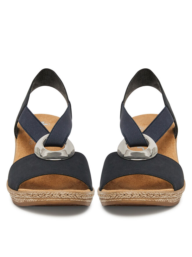 Rieker Sandale Rieker 624H6-14 Bleumarin