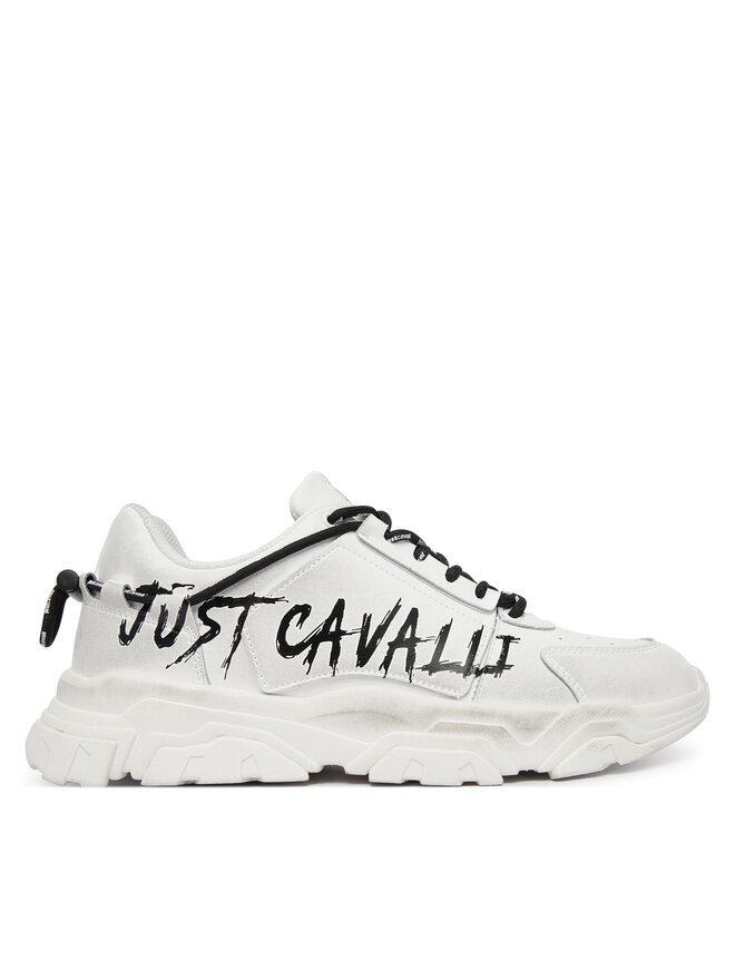 Just Cavalli Снікерcи Just Cavalli 80QA3SH1 ZPC21 Білий
