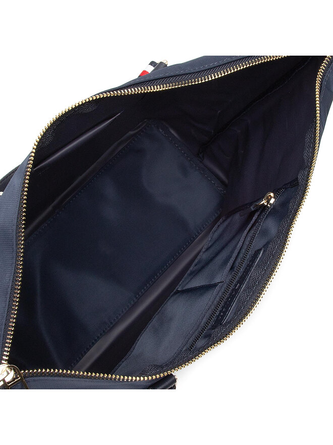 Tommy Hilfiger Bolso Tommy Hilfiger Im New Nylon Medium Tote AW0AW11165 Azul marino