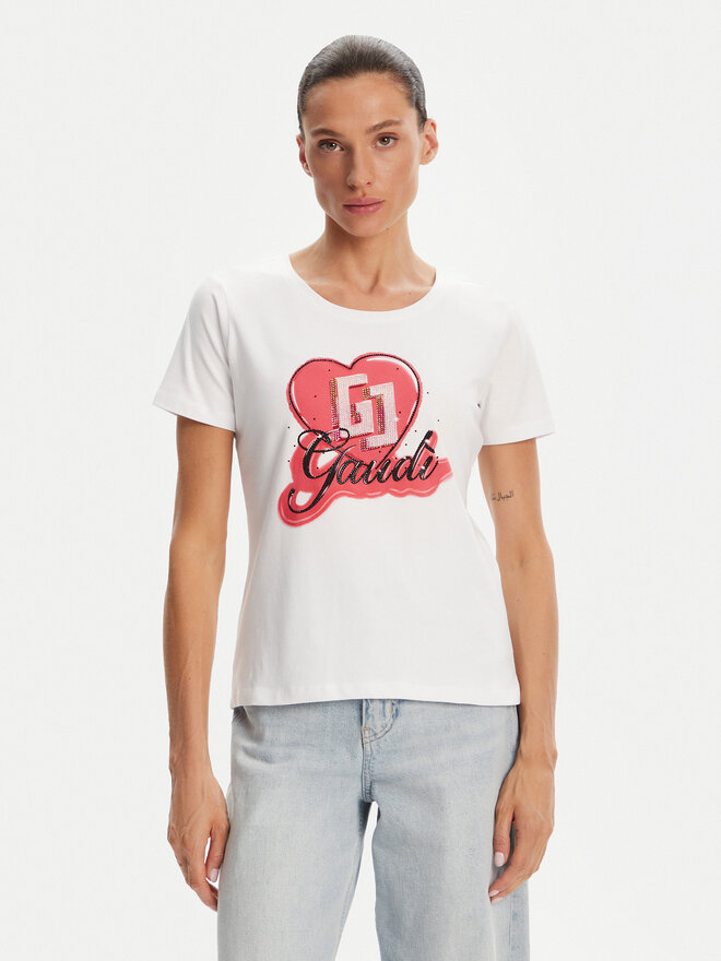 Gaudi Gaudi Camiseta 511BD64037 Blanco Regular Fit