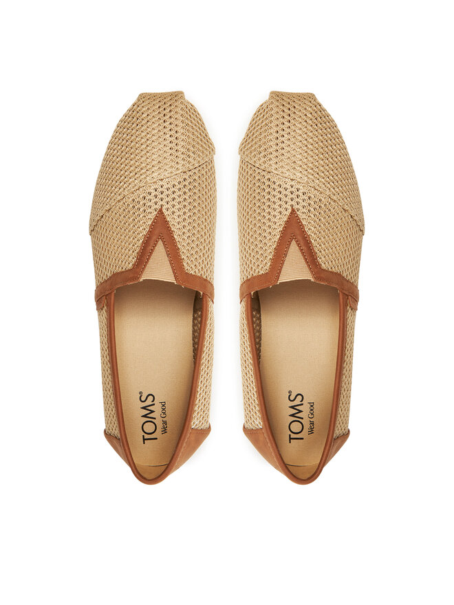 Toms Halbschuhe Toms Alpargata 10021908 Beige