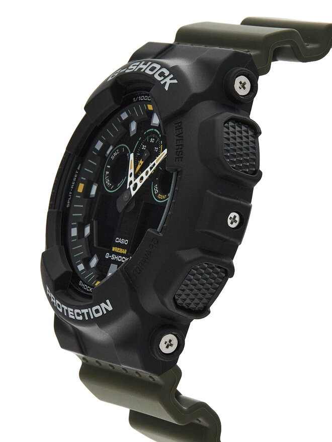 G-Shock Ceas G-Shock Two Tune Utility GA-100TU-1A3ER Kaki