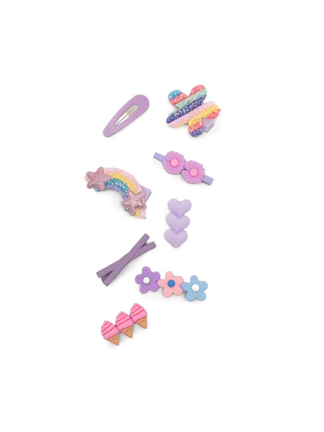Nelli Blu Sponka za lase Nelli Blu 7KE-004-AW23 Vijolična