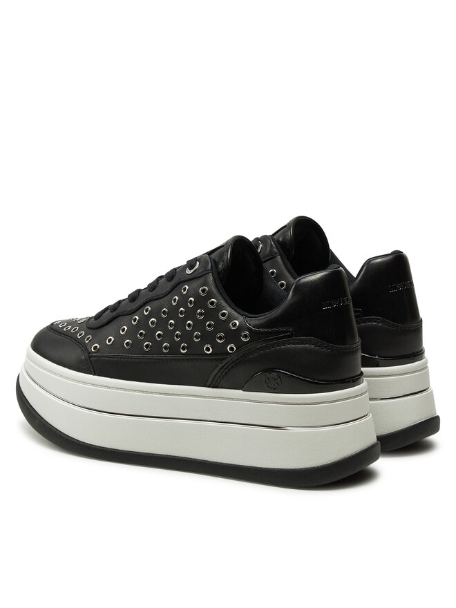 MICHAEL Michael Kors Снікерcи MICHAEL Michael Kors Hayes Lace Up 43R5HAFS1L Чорний