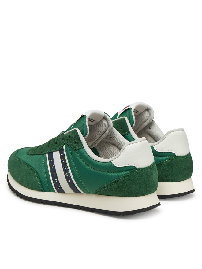 Tommy Jeans Sneakersy Tommy Jeans (New) Tjm Runner Casual Ess EM0EM01351 Zielony
