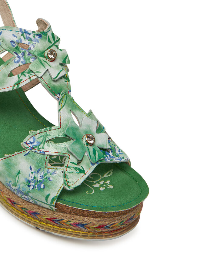 Laura Vita Espadryle Laura Vita Hacdeo 21 Zielony
