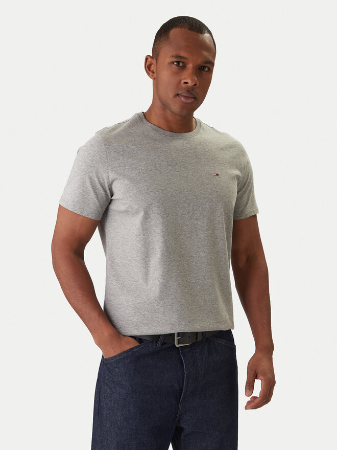 Tommy Jeans Tommy Jeans T-Shirt DM0DM04411 Grau Slim Fit