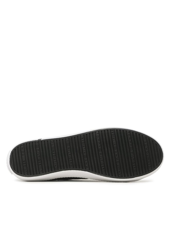 Tommy Hilfiger Tenisky Tommy Hilfiger Lace Up Vulc Sneaker Bl FW0FW07248 Černá