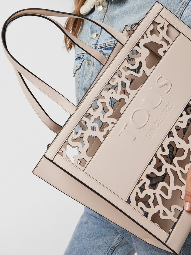 TOUS Handtasche TOUS Shopping Xl Amaya K.Shock 2001660601 Beige