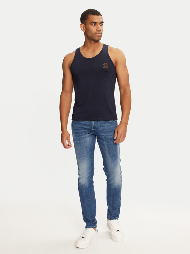 Versace Versace Tank-Top AUU01012 1A1001 Dunkelblau Regular Fit