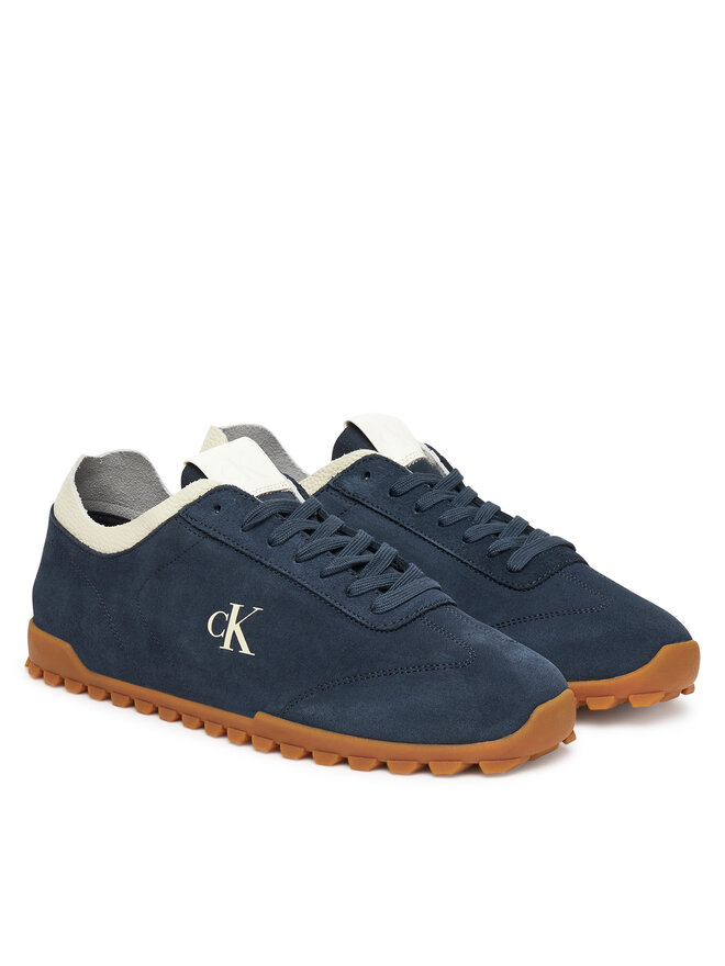 Calvin Klein Jeans Snīkeri Calvin Klein Jeans Low Profile Runner Su YM0YM01288 Tumši zils