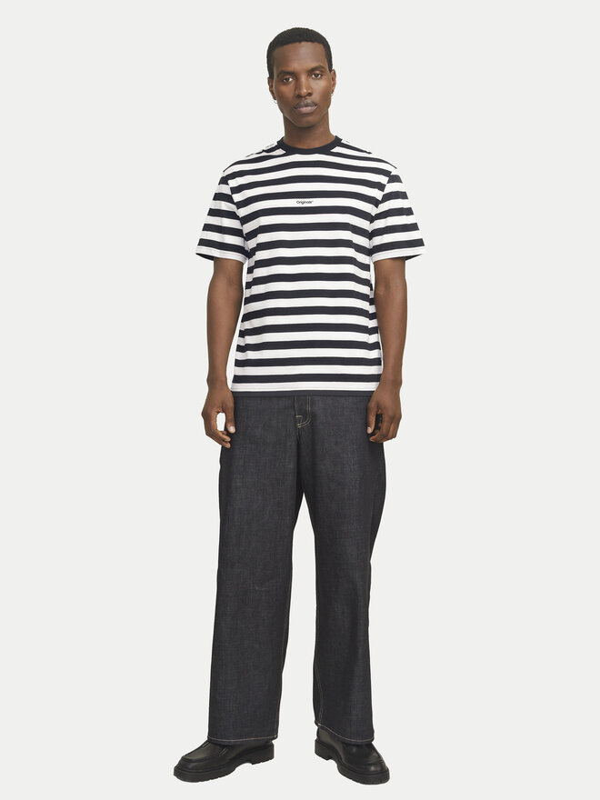 Jack&Jones Jack&Jones Póló Vesterbro 12265748 Fekete Relaxed Fit