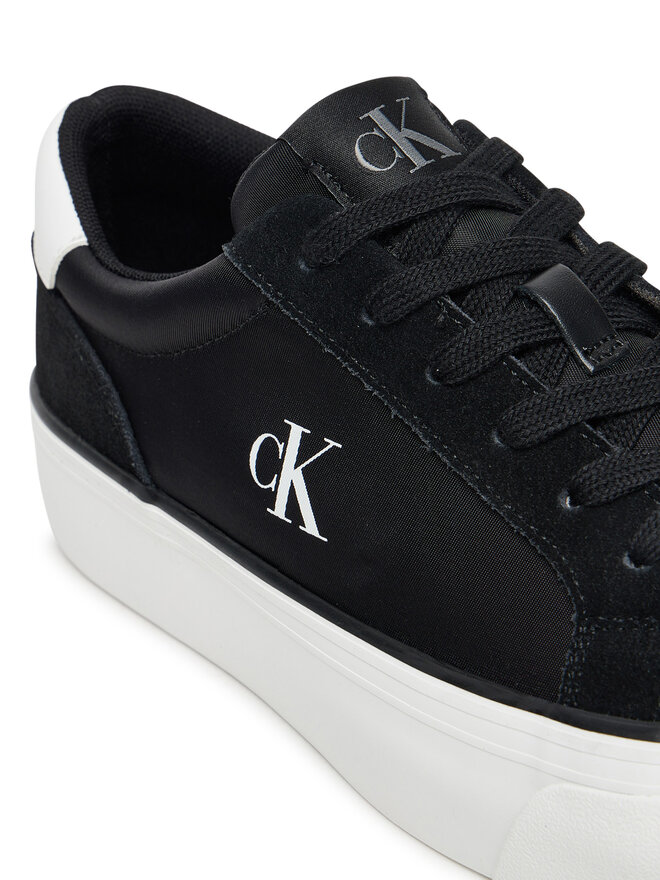 Calvin Klein Jeans Αθλητικά Calvin Klein Jeans Vulc Flatform Mg Nylon Mix YW0YW01896 Μαύρο