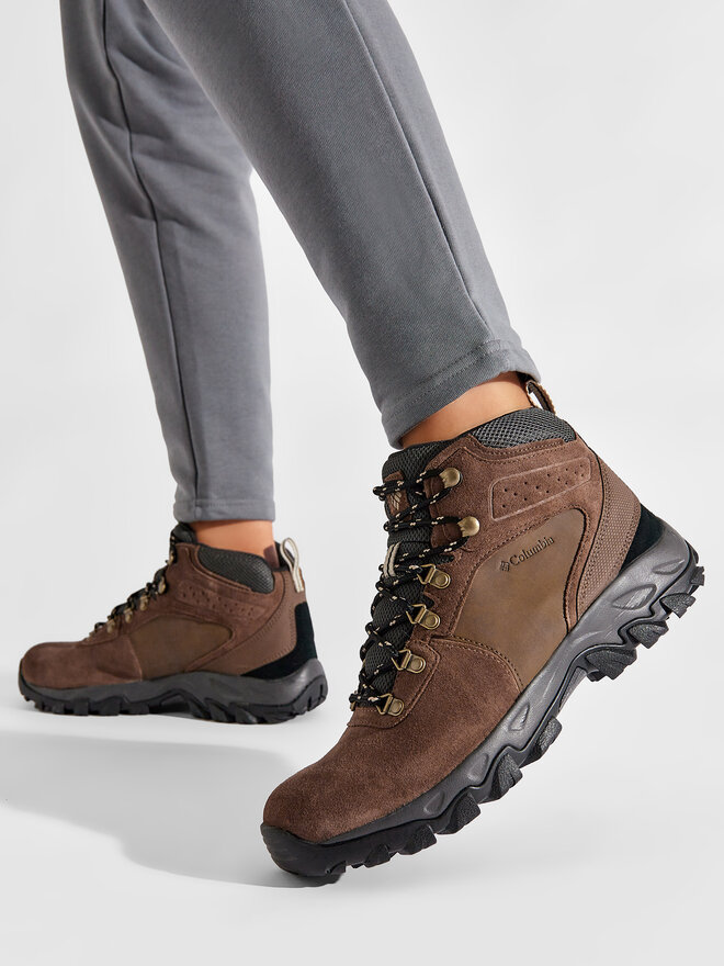 Trekkingi Columbia Newton Ridge Plus II Suede Wp BM812 Br zowy eobuwie .pl