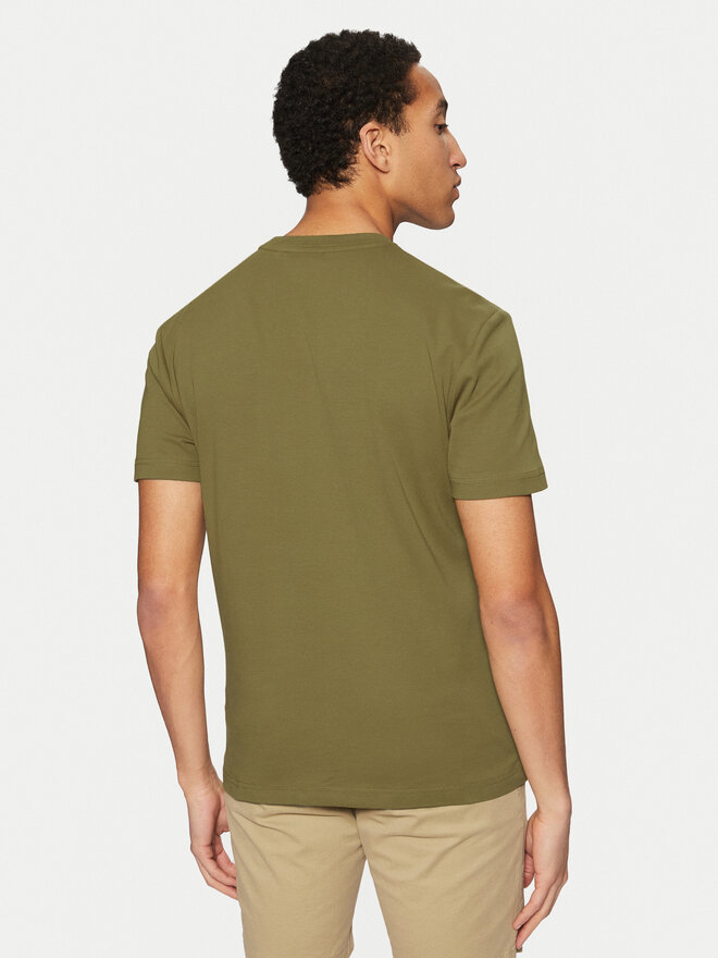 Calvin Klein Calvin Klein Camiseta Micro Logo K10K109894 Verde Regular Fit