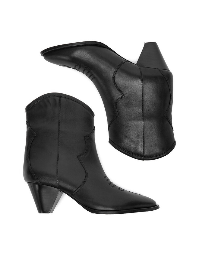 Badura Kovboju apavi Badura EO-APRIL-25FW217 Melns