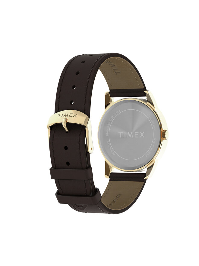 Timex Часовник Timex Easy Reader® Classic TW2Y12700 Кафяв