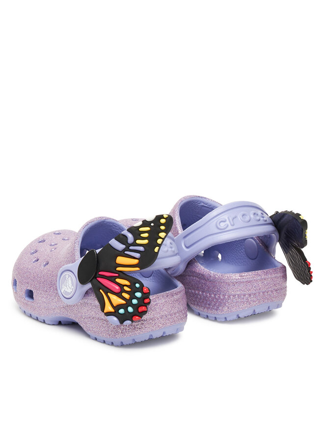 Crocs Чехли Crocs Toddler Classic IAM Butterfly Clog 210018 Виолетов