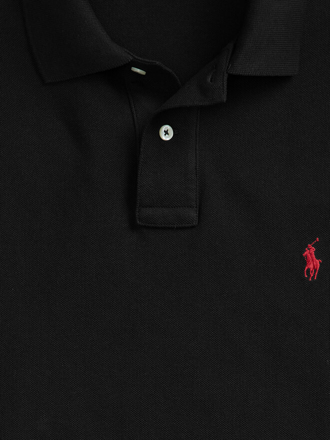 Polo Ralph Lauren Polo Ralph Lauren Pólóing Core Replen 710782592 Fekete Custom Slim Fit