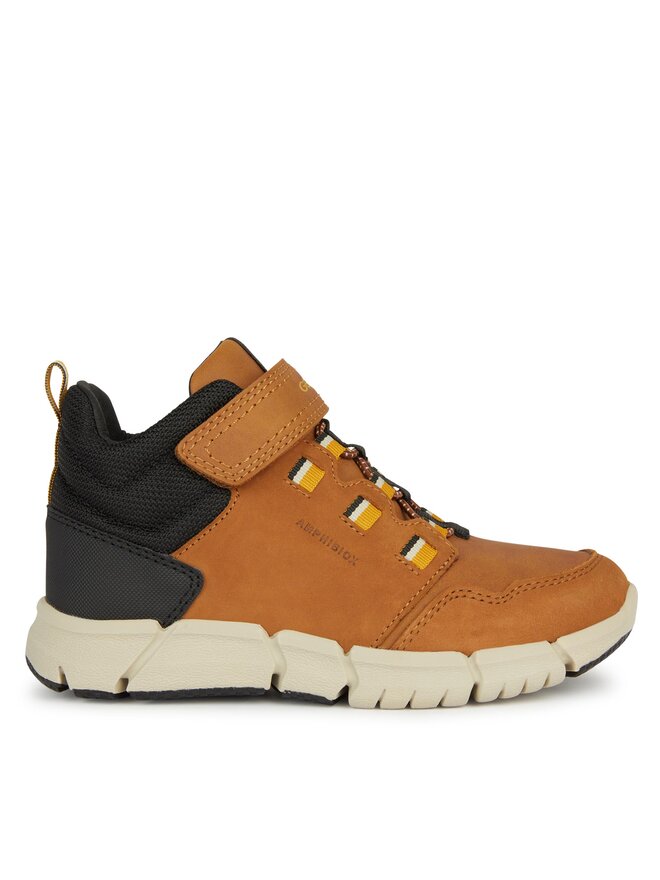 Geox Šnurovacia obuv Geox J Flexyper Boy B Abx J949XA 032FU C6F2G D Hnedá