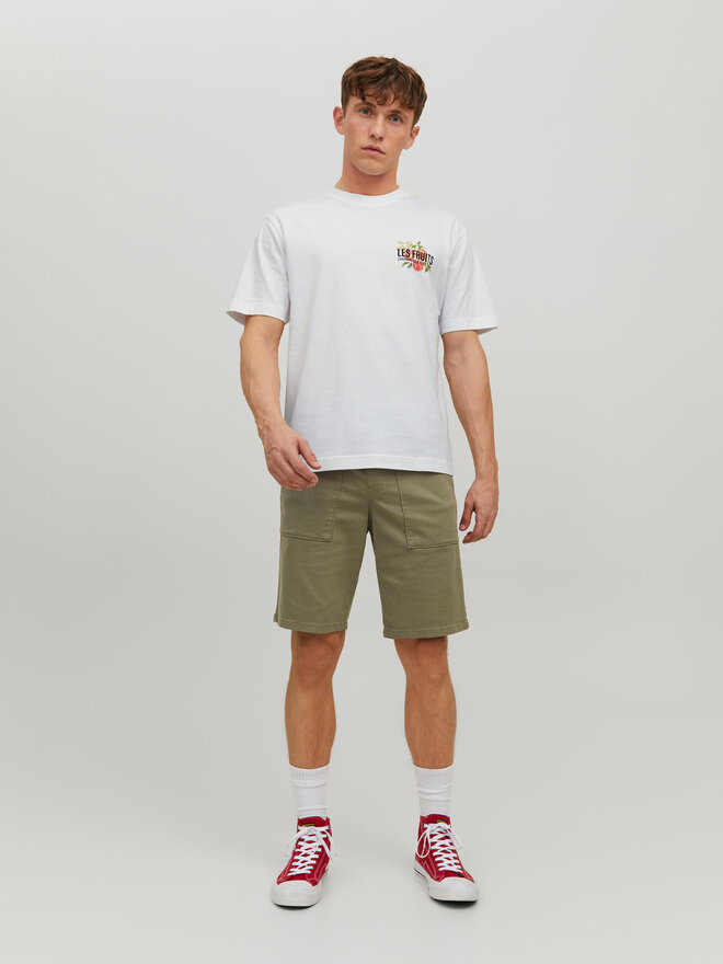 Jack&Jones Jack&Jones T-Shirt Flores 12228776 Λευκό Loose Fit