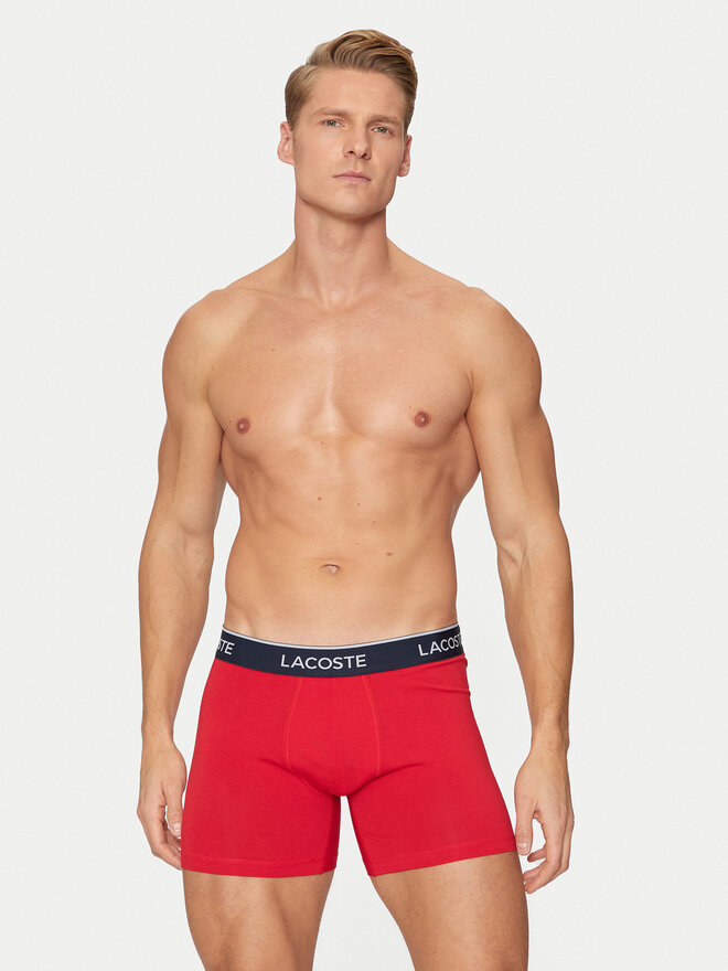 Lacoste Lacoste 3 darab boxer 6H3420 Színes