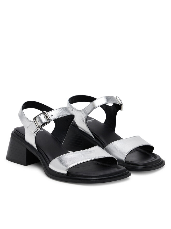 Vagabond Shoemakers Sandały Vagabond Shoemakers Ines 5911-083-79 Srebrny