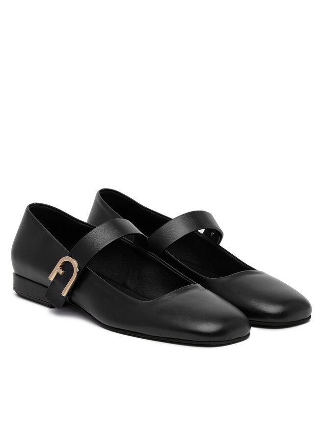 Furla Pusbačiai Furla Chic Ballerina YJ70HIC X30000 AL O6000 Juoda