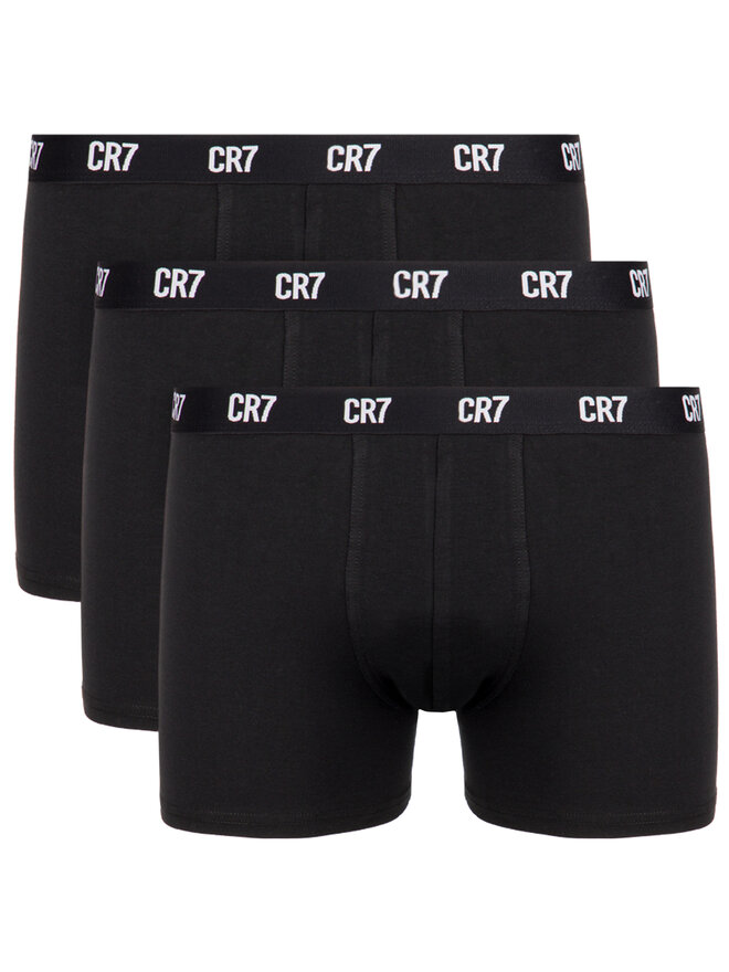 Cristiano Ronaldo CR7 Cristiano Ronaldo CR7 Set 3 parov boksaric Basic Trunk 3-Pack 8100-49-900 Črna