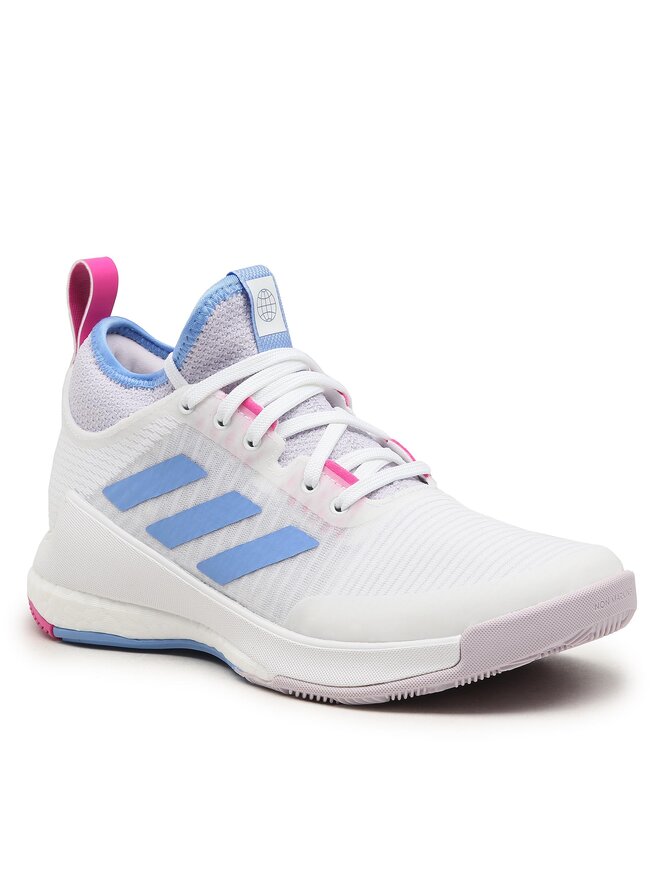 Chaussures pour sport en salle adidas Crazyflight Mid Shoes HQ3489 Blanc chaussures