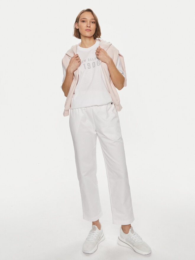 New Balance New Balance Camiseta WT41519 Blanco Oversize