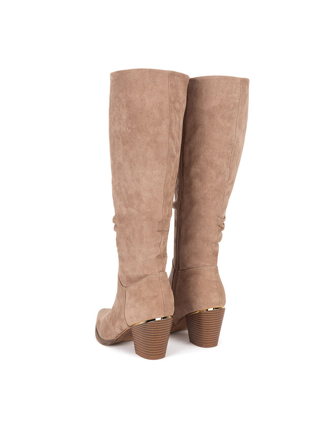 DeeZee Kozaki DeeZee WS22367-02 Beżowy