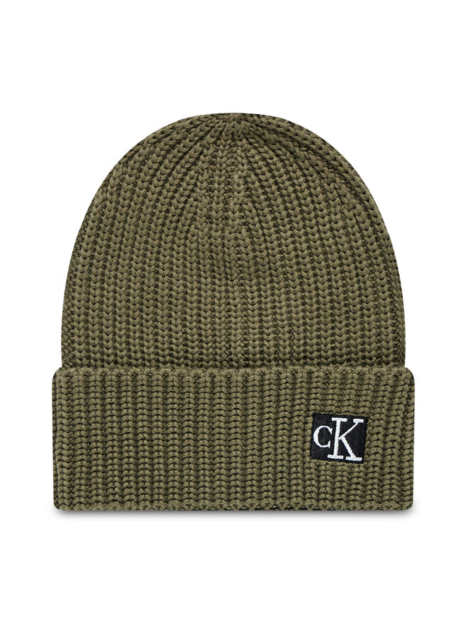 Calvin Klein Jeans Mütze Calvin Klein Jeans Modern Essentials Beanie IU0IU00215 Grün