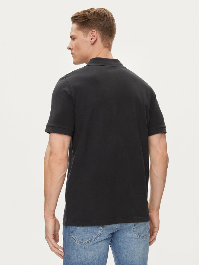 Save The Duck Save The Duck Poloshirt Ovidio DR1213M-BATE18 Schwarz Regular Fit