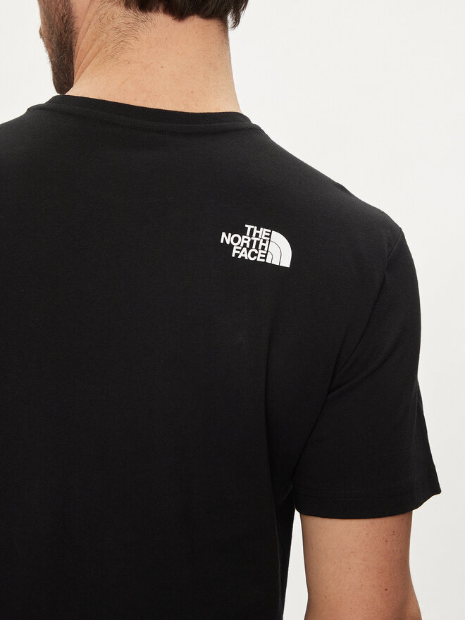 The North Face The North Face Marškinėliai Woodcut Dome NF0A87NX Juoda Regular Fit