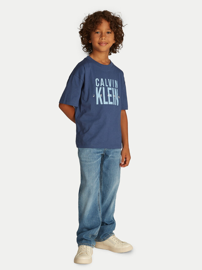 Calvin Klein Jeans Calvin Klein Jeans Camiseta Bold Graphic IB0IB02448 Azul Relaxed Fit