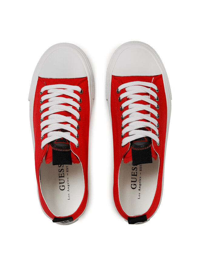 GUESS Ederla Hi – Sneaker Donna In Tela – Chiusura Stringata – Suola In Gomma - 4