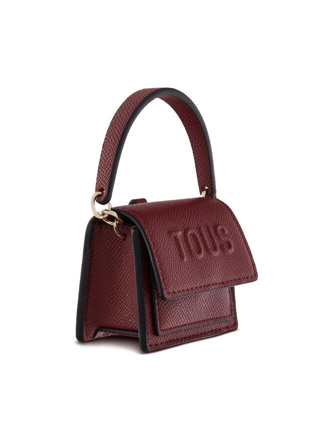 TOUS Llavero TOUS Mini Bandolera Audree 2002203517 Guinda/burdeos