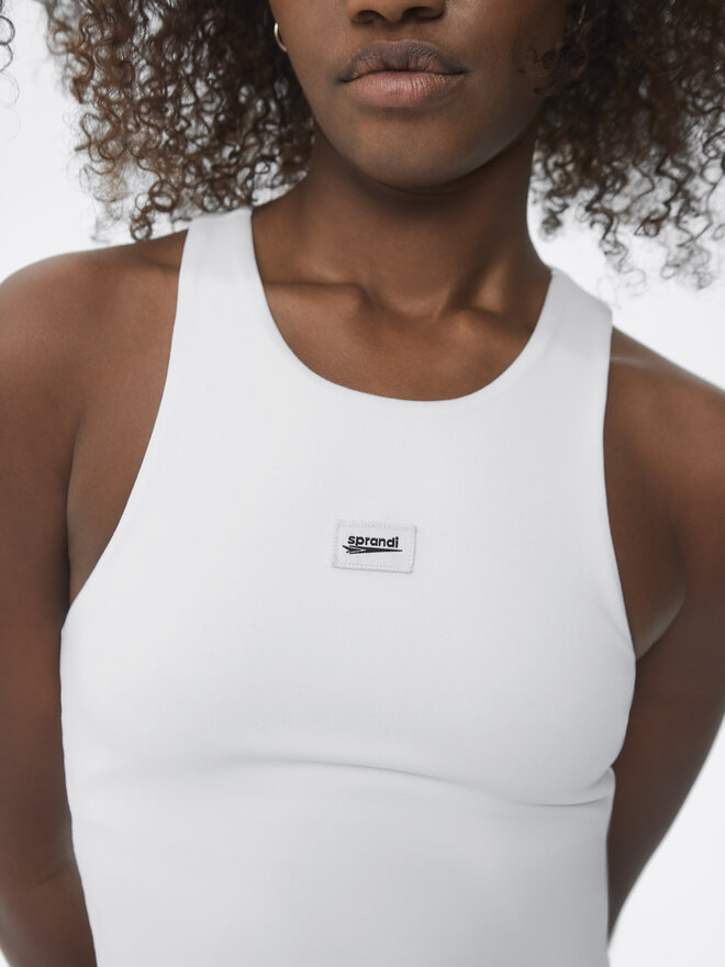 Sprandi Sprandi Felső SP22-TPD101 Fehér Slim Fit