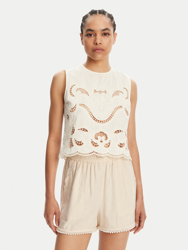 TWINSET TWINSET Top 251TT2165 Beis Loose Fit