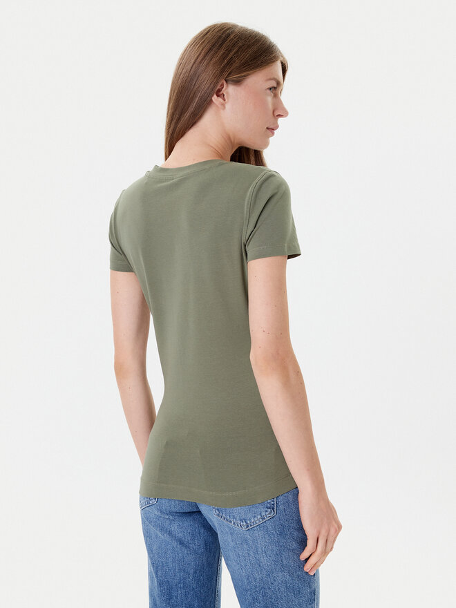 Guess Guess Футболка W5YI05 J1314 Хакі Regular Fit
